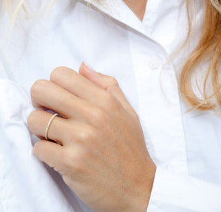 Celeste Micro Pavé Band – Extra Slim