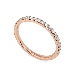 Halfline Pavé Band – Slim