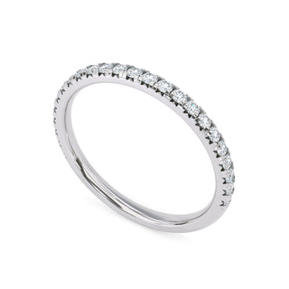 Halfline Pavé Band – Slim