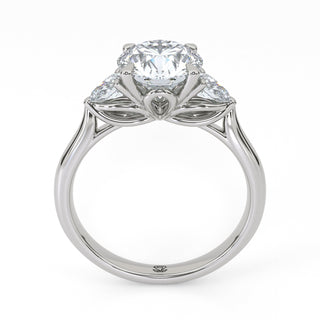 Trinity Round Three-Stone Engagement Ring 1.5 ct