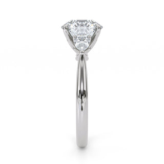 Trinity Round Three-Stone Engagement Ring 2.0 ct