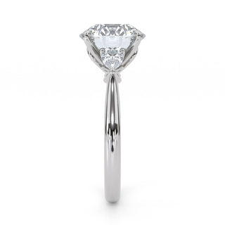 Trinity Round Three-Stone Engagement Ring 3.0 ct