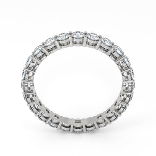 Round Cut Shared Prong Eternity Diamond Band