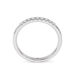 Round Cut Classic Pavé Band – Extra Slim
