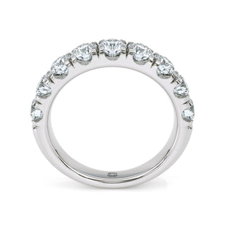 Round Cut Classic Pavé Band – Extra Large