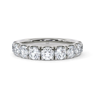 Round Cut Classic Pavé Band – Extra Large
