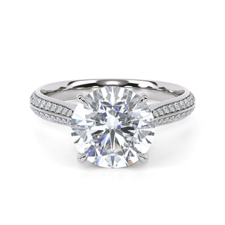 Split Arc Round Engagement Ring 2.0 ct