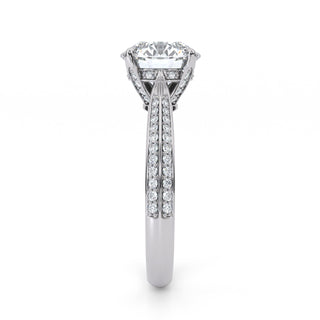 Split Arc Round Engagement Ring 2.0 ct