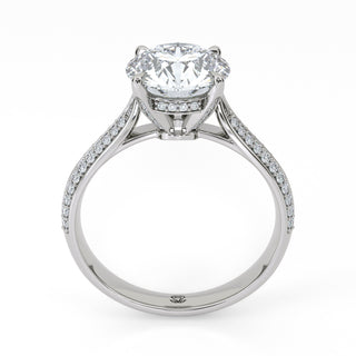 Split Arc Round Engagement Ring 2.0 ct