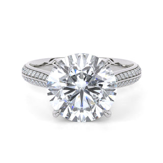 Split Arc Round Engagement Ring 3.0 ct