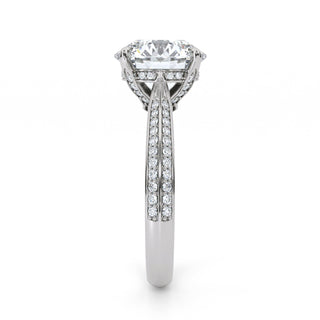 Split Arc Round Engagement Ring 3.0 ct
