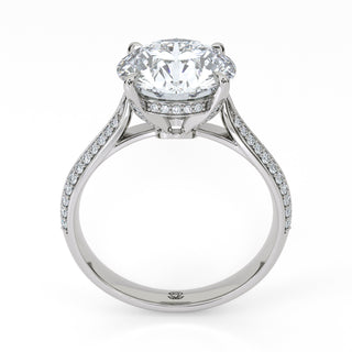 Split Arc Round Engagement Ring 3.0 ct