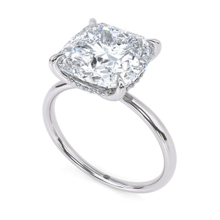 Ribbon Cushion Pavé Diamond Band 5.0 ct