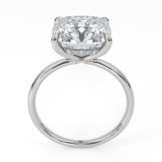 Ribbon Cushion Pavé Diamond Band 5.0 ct