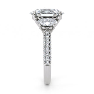 Aurora Oval Pavé Diamond Band 2.5 ct