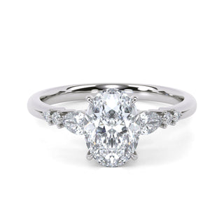 Nova Oval Pavé Diamond Band 1.0 ct
