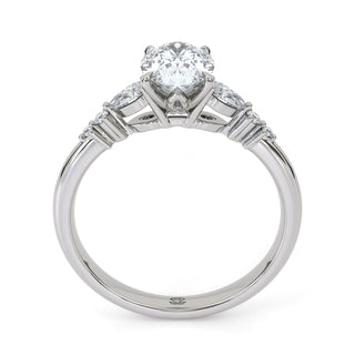 Nova Oval Pavé Diamond Band 1.0 ct