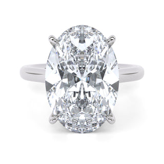 Lyra Oval Pavé Diamond Band 5.0 ct