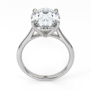 Lyra Oval Pavé Diamond Band 5.0 ct