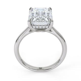 Comet Emerald Pavé Diamond Band 5.0 ct