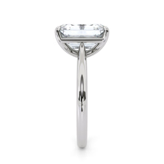 Banda de diamantes pavé de esmeralda enrejada de 3,5 cts
