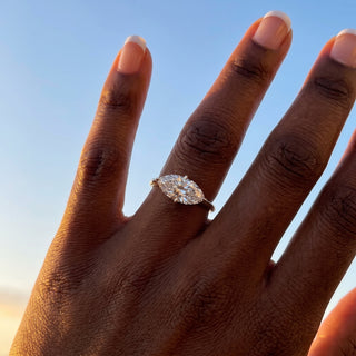 3 ct Marquise Lab Grown Diamond Antwerpen I Solitaire Engagement Ring