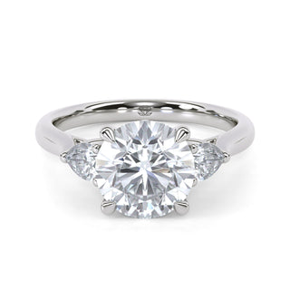 Trinity Round Three-Stone Engagement Ring 1.5 ct