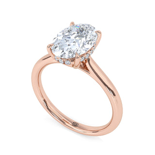 Oval Classic Lab Diamond Engagement Ring 2.0 ct