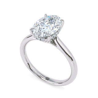 Oval Classic Lab Diamond Engagement Ring 2.0 ct