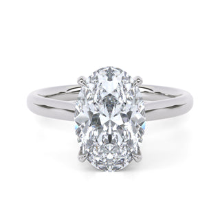 Oval Classic Lab Diamond Engagement Ring 2.0 ct