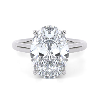 Oval Classic Lab Diamond Engagement Ring 3.0 ct