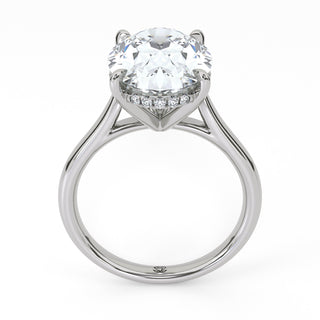 Oval Classic Lab Diamond Engagement Ring 5.0 ct