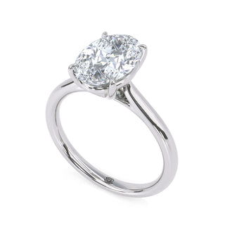Lyra Oval Pavé Diamond Band 2.0 ct