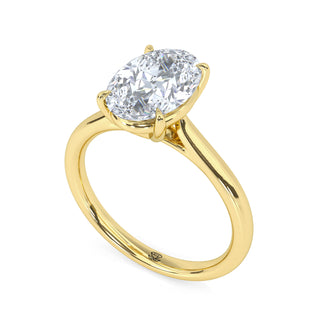 Lyra Oval Pavé Diamond Band 2.0 ct