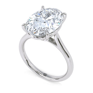 Lyra Oval Pavé Diamond Band 5.0 ct