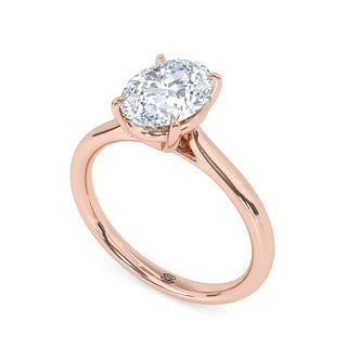 Lyra Oval Pavé Diamond Band 1.5 ct