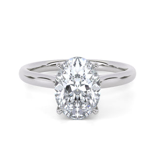Lyra Oval Pavé Diamond Band 1.5 ct