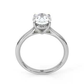 Lyra Oval Pavé Diamond Band 1.5 ct