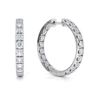 Duo Lab Diamond Earrings - Medium