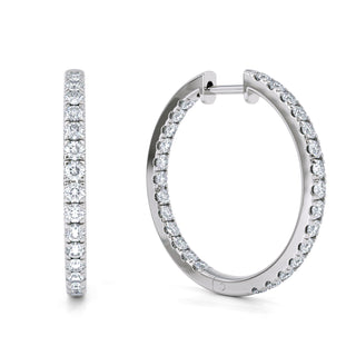 Micro Lab Diamond Earrings - Medium