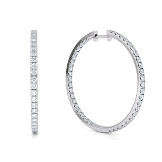 Micro Lab Diamond Earrings - Large