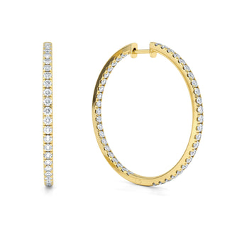 Micro Lab Diamond Earrings - Large