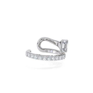 Wave Lab Diamond Cuff