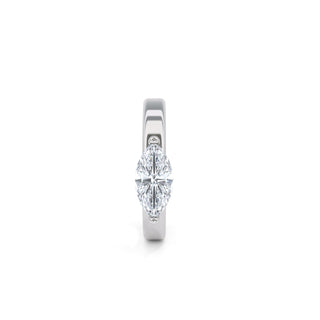 Oval Cut Diamond Ear Cuff