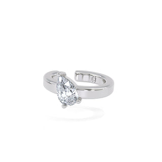 Pear Cut Diamond Ear Cuff