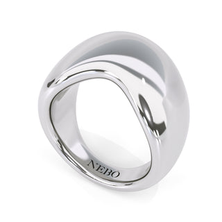 Wide Polished Antwerpen II Band Ring