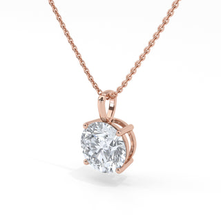 2 ct Round Lab Grown Diamond Antwerpen Solitaire Pendant Necklace