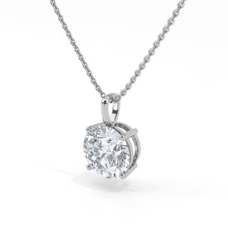 2 ct Round Lab Grown Diamond Antwerpen Solitaire Pendant Necklace