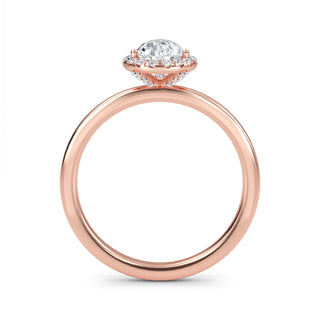 Pear Cut Halo Engagement Ring 1.5 ct