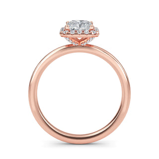Radiant Cut Double-Halo Engagement Ring 1.0 ct